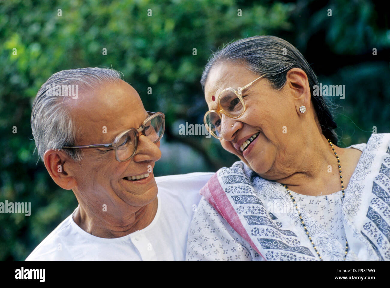old age couple, MR. NO. 319, 318 Stock Photo