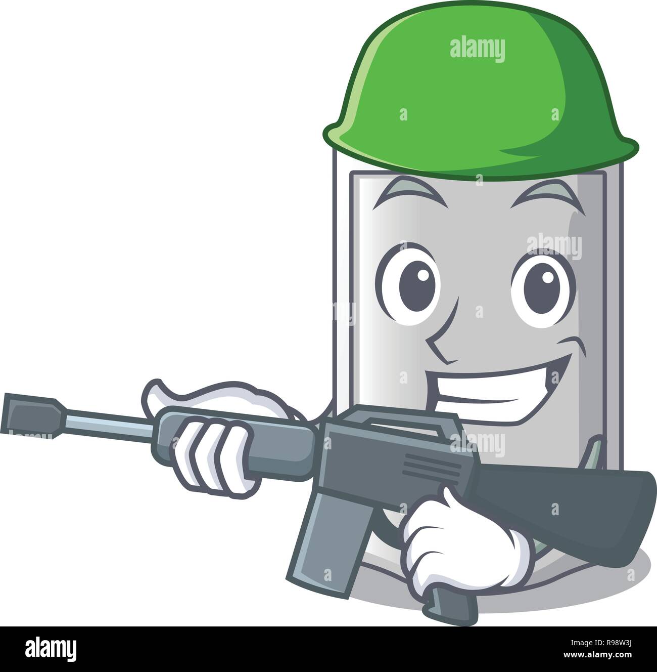 Army bag packaging food in shape cartoon Stock Vector Image & Art - Alamy