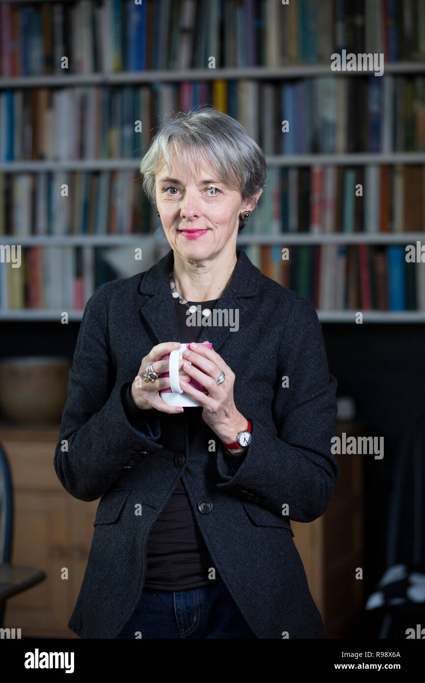 Lucy Kellaway, management columnist at the Financial Times, becoming trainee teacher in a secondary school, founder of educational charity 'Now Teach' Stock Photo
