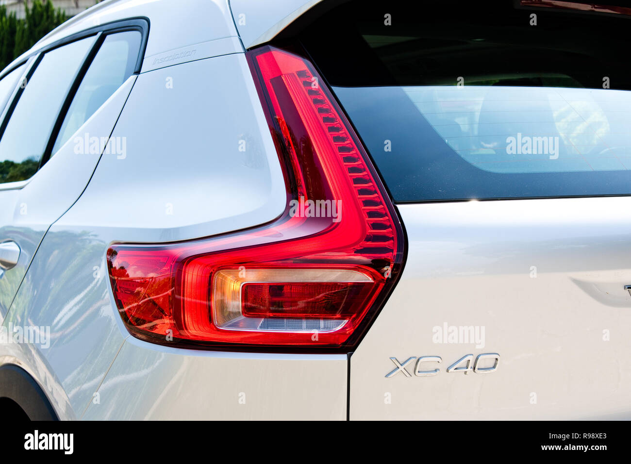 Hong Kong China Sept 4 18 Volvo Xc40 T4 18 Back Lamp Sept 4 18 In Hong Kong Stock Photo Alamy