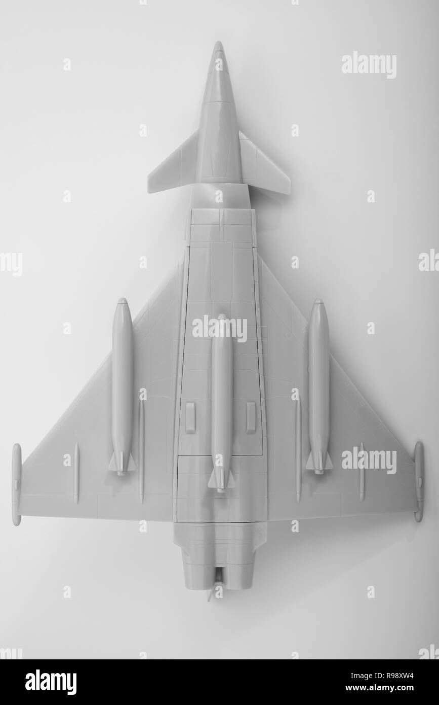 Airfix QuickBuild Typhoon model aircraft Stock Photo