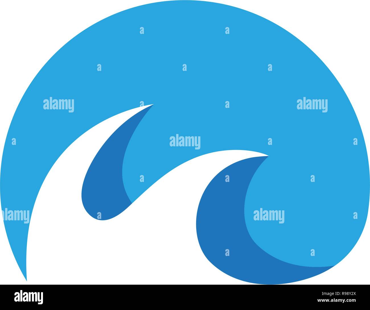 Water wave icon vector illustration design logo Stock Vector Image ...