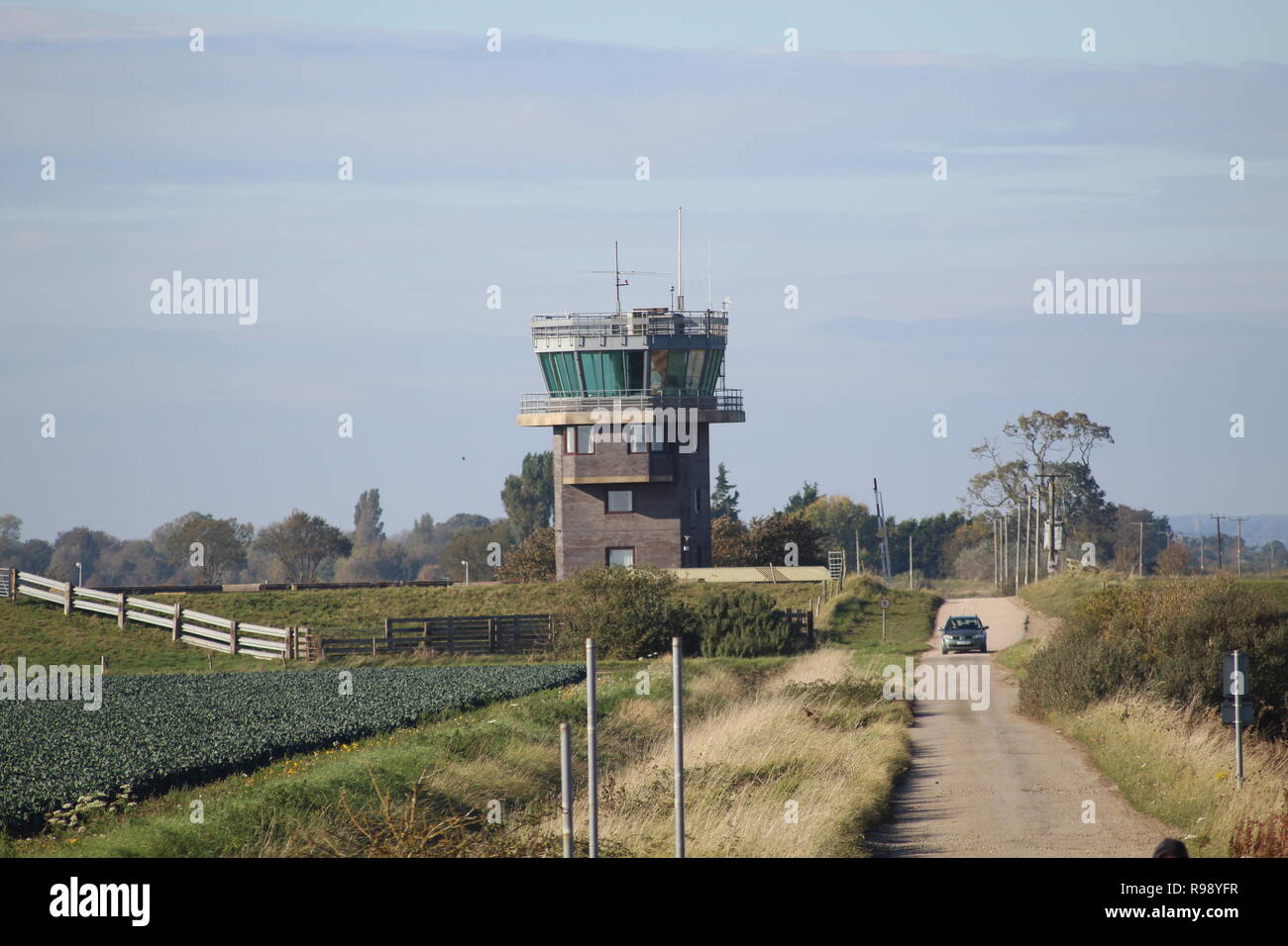 Wainfleet RAF the tower, in friskney near skegness Stock Photo