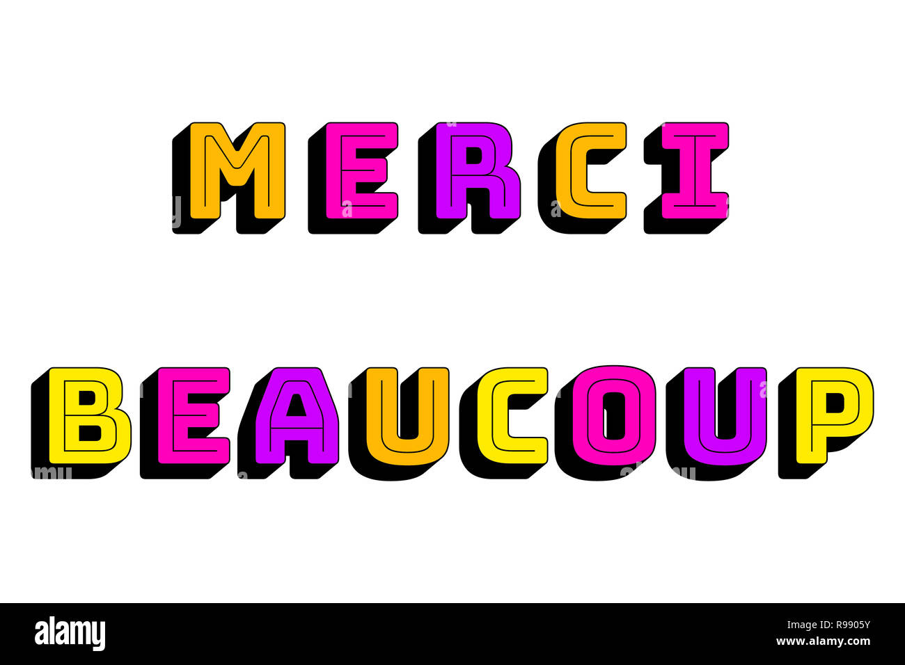 Merci hi-res stock photography and images - Alamy