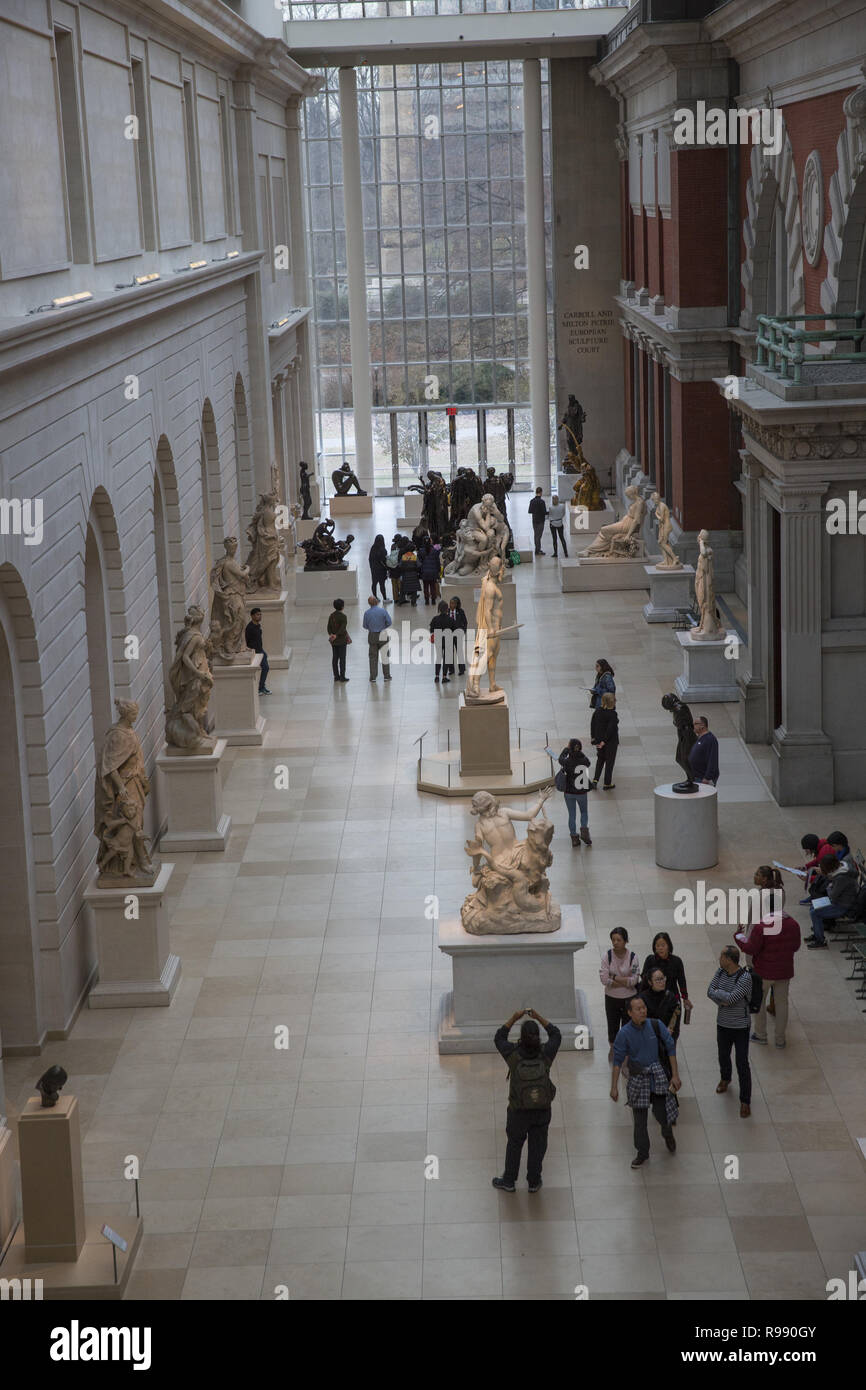 Carroll And Milton Petrie European Sculpture Court. Metropolitan Museum Of Art, New York City