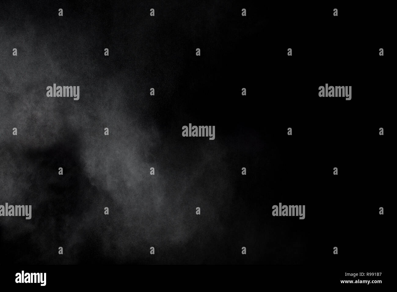 Abstract smoke on black background.White smoke cloud Stock Photo - Alamy