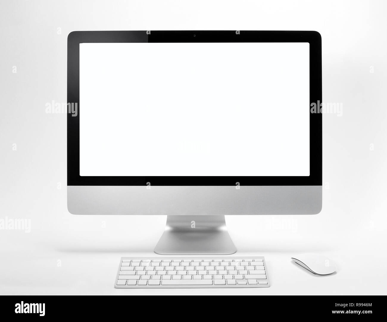 Glossy Computer Display Stock Photo Alamy