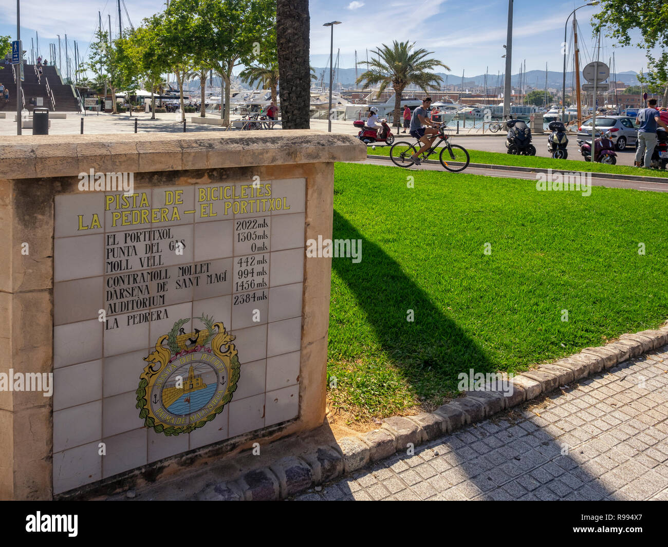 Palma Sign Mallorca Spain Stock Photos Palma Sign Mallorca Spain
