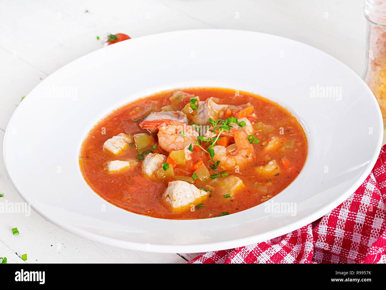 Brazilian food: Moqueca capixaba of fish and bell peppers in spicy ...