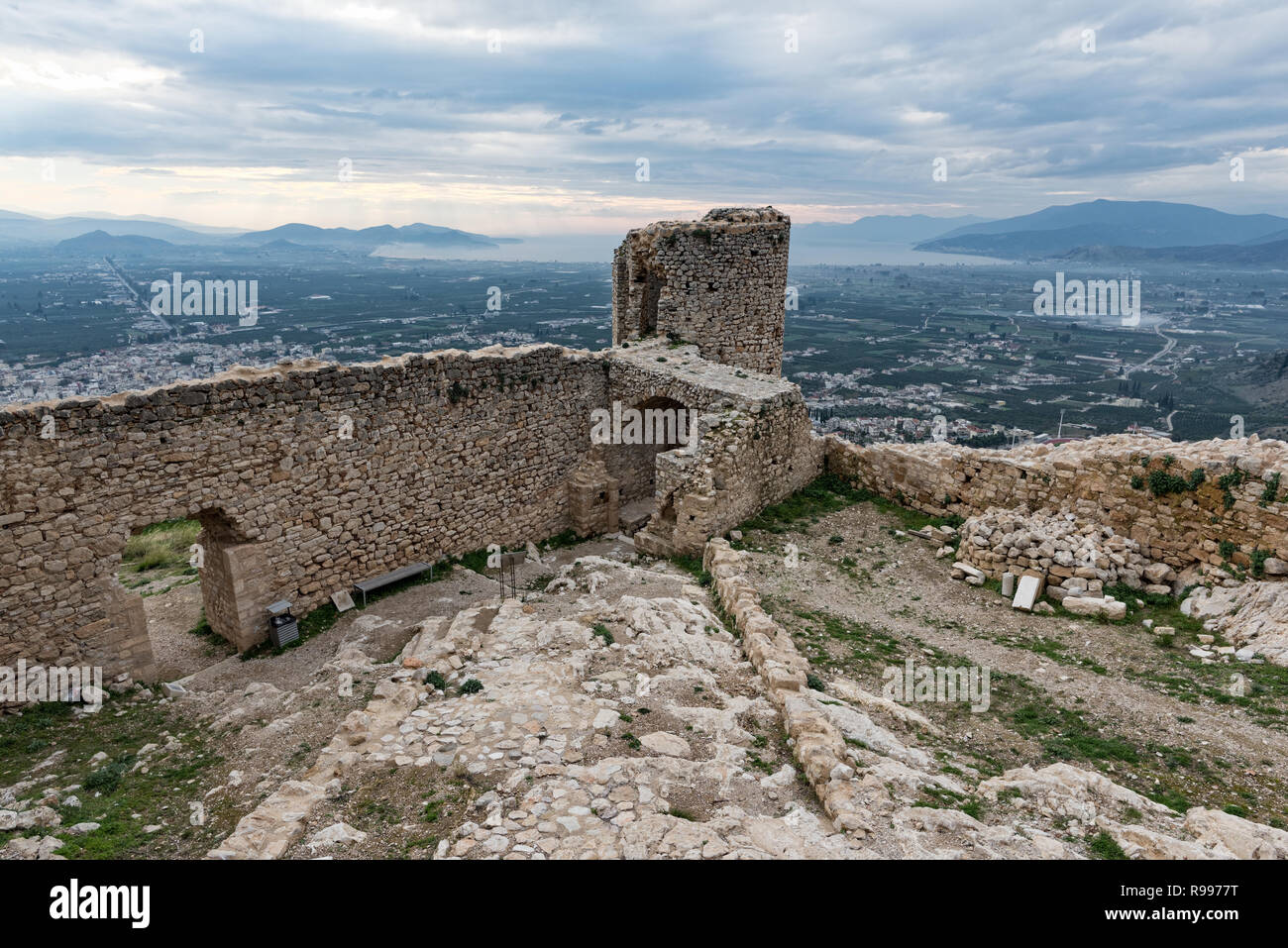 Part of Castle Larisa, the ancient and medieval acropolis of the city
