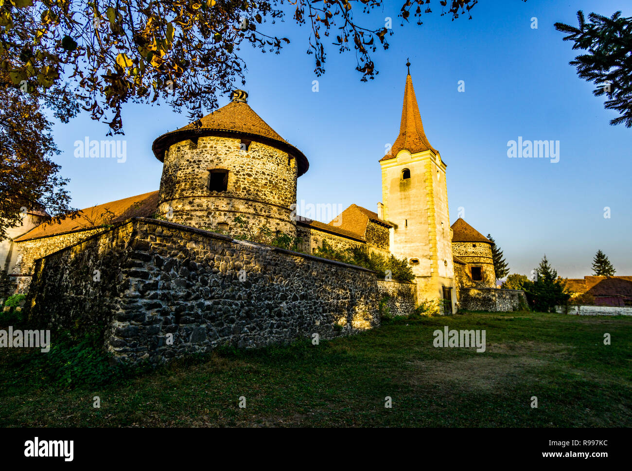 Racos Castle in Transilvania, in Romania Stock Photo