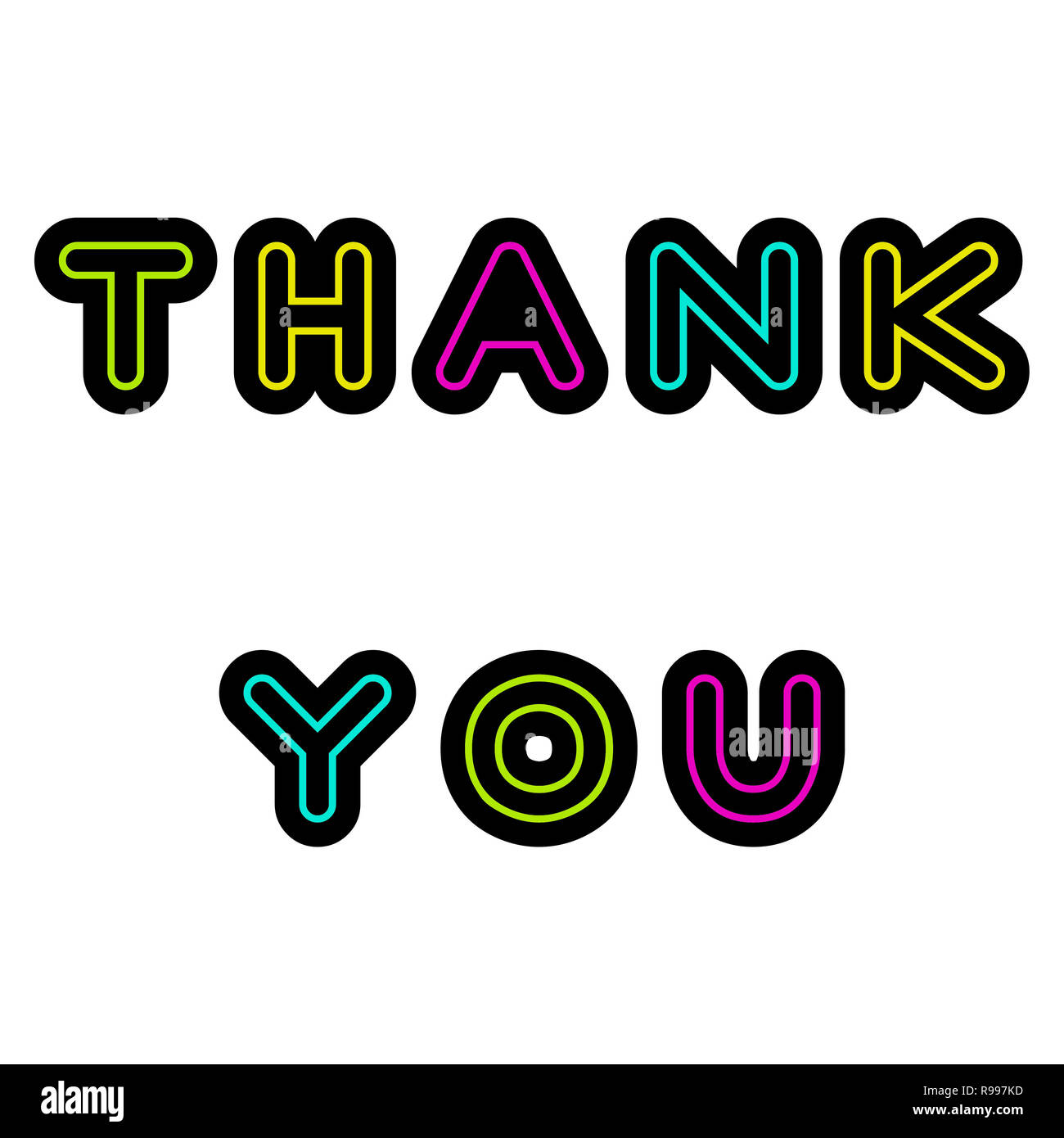Sign language thank you Cut Out Stock Images & Pictures - Alamy