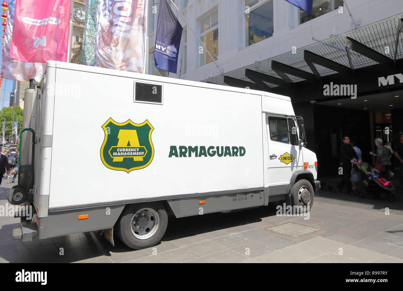 Armaguard truck in Melbourne Australia. Armaguard is used in ...