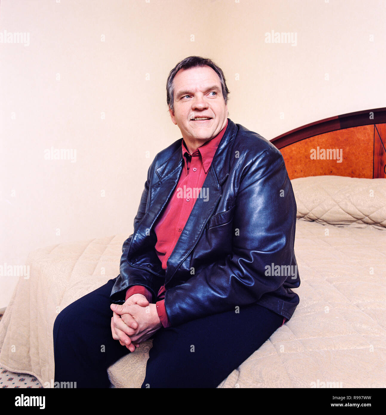 Meat Loaf,American singer, songwriter, record producer, and actor, Photographed in Kesington, London, England, United Kingdom. Stock Photo