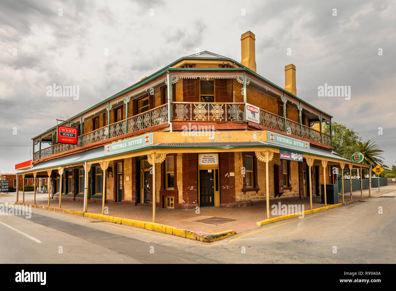 Historical Hotel and Pub in Peterborough. Stock Photo