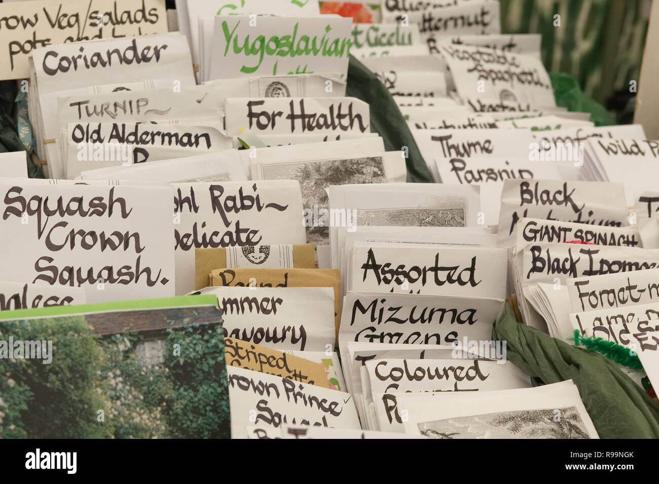 Assorted seeds on a market stall Stock Photo Alamy