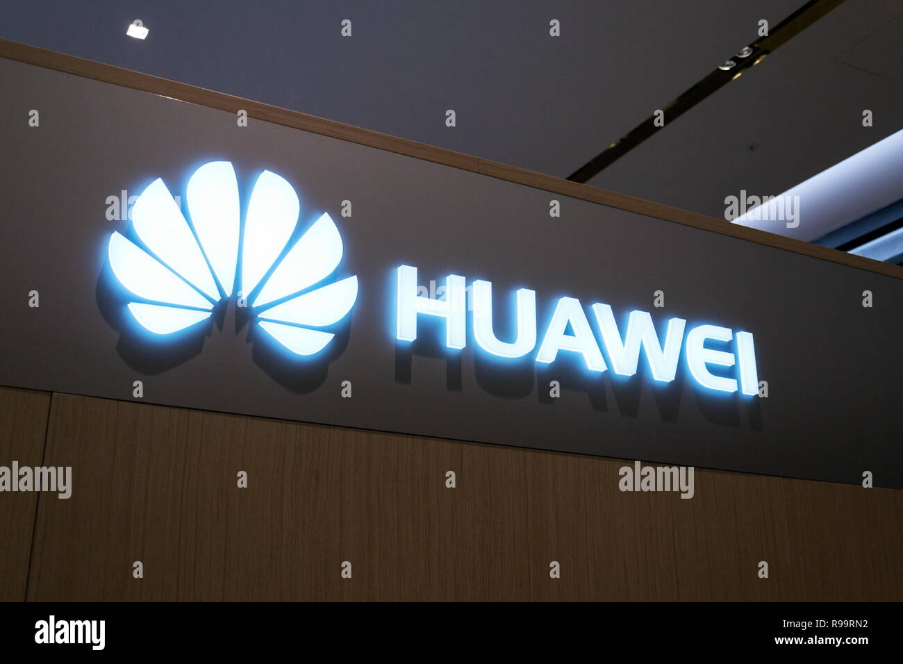 PRAGUE, CZECH REPUBLIC DECEMBER 14 2018 Huawei