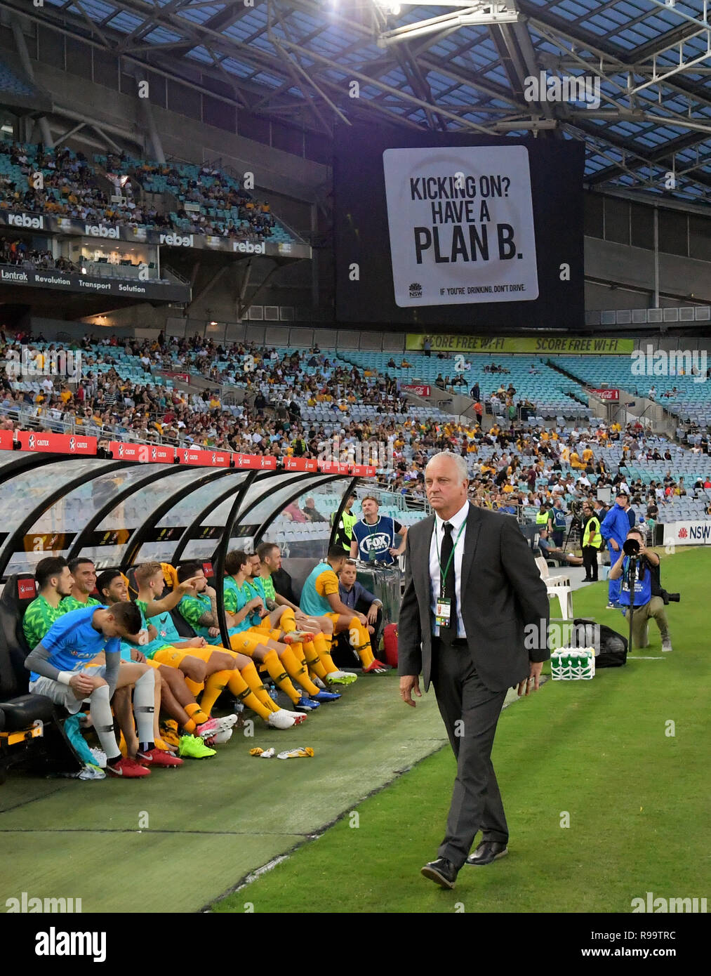 International Football Australia v Lebanon (30) Featuring Graham Arnold Where Homebush