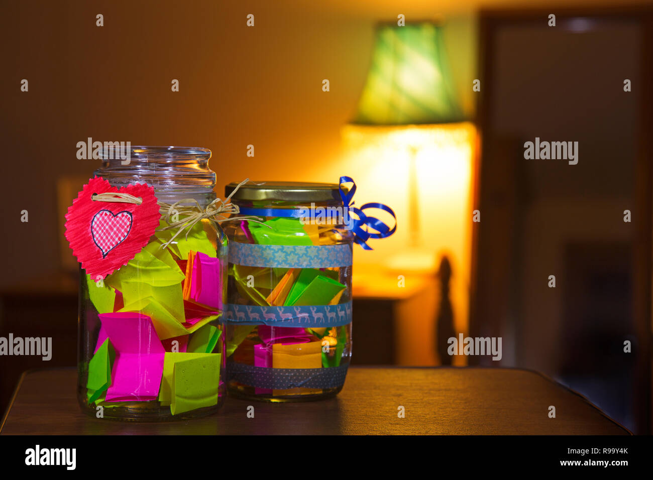 Uses for old glass jars Stock Photo Alamy