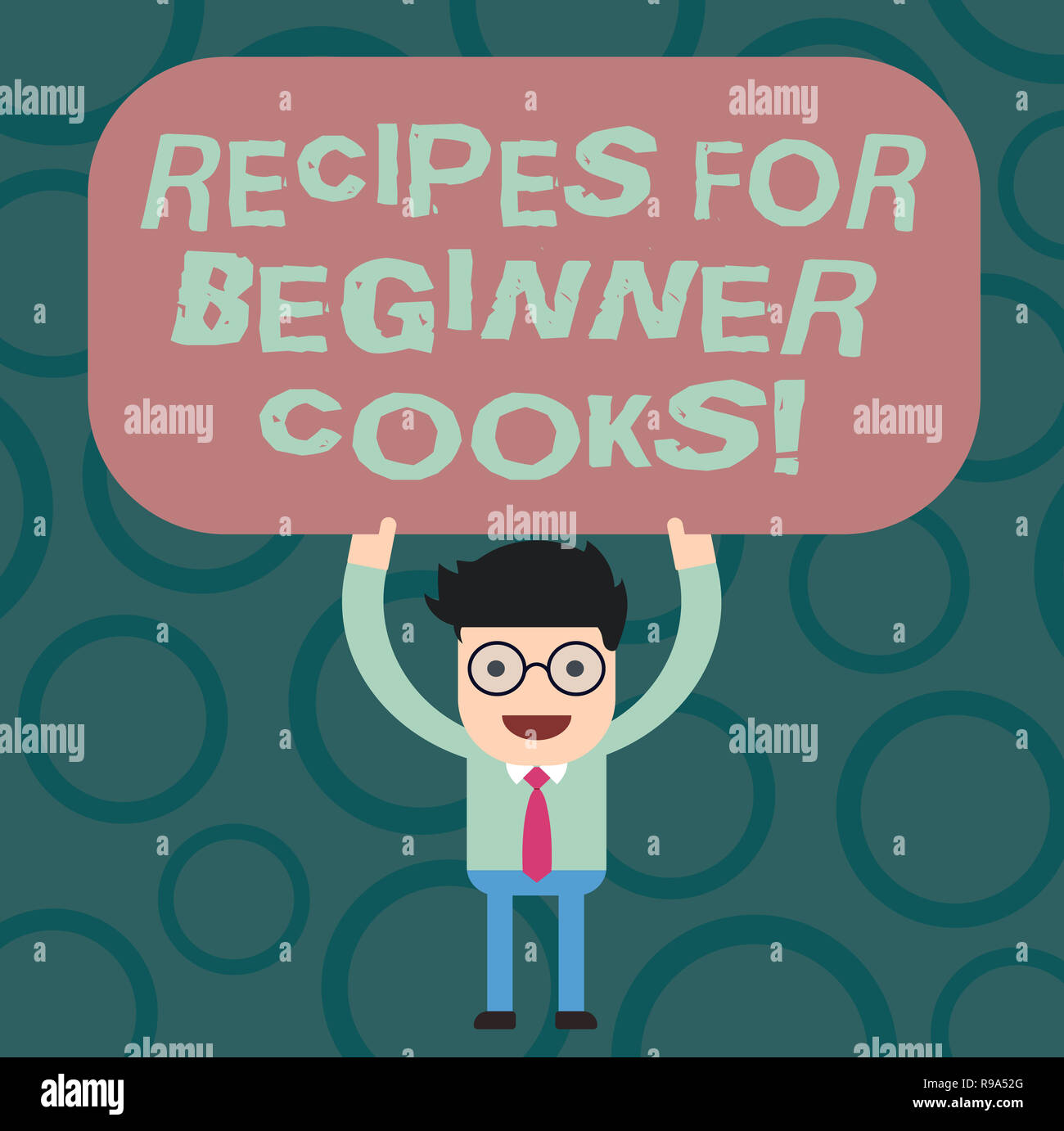 Text sign showing Recipes For Beginner Cooks. Conceptual photo Fast and ...