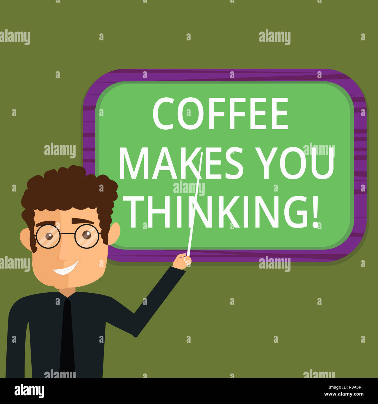Coffe Think Writing note showing Coffee Makes You Thinking. Business photo ...