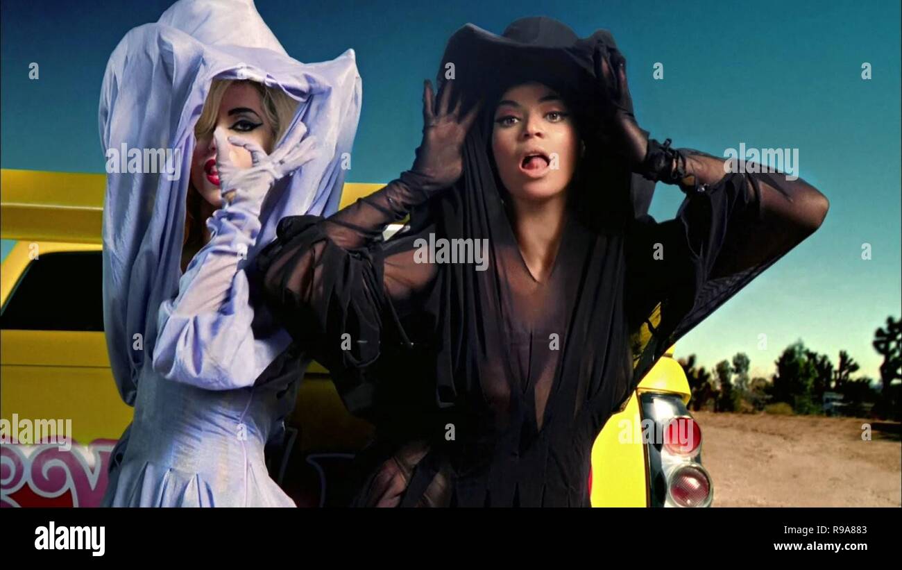 Escena del vidoclip Telephone del album 'The Fame Monster' de la artista y cantante Lady Gaga. 2009. Stock Photo