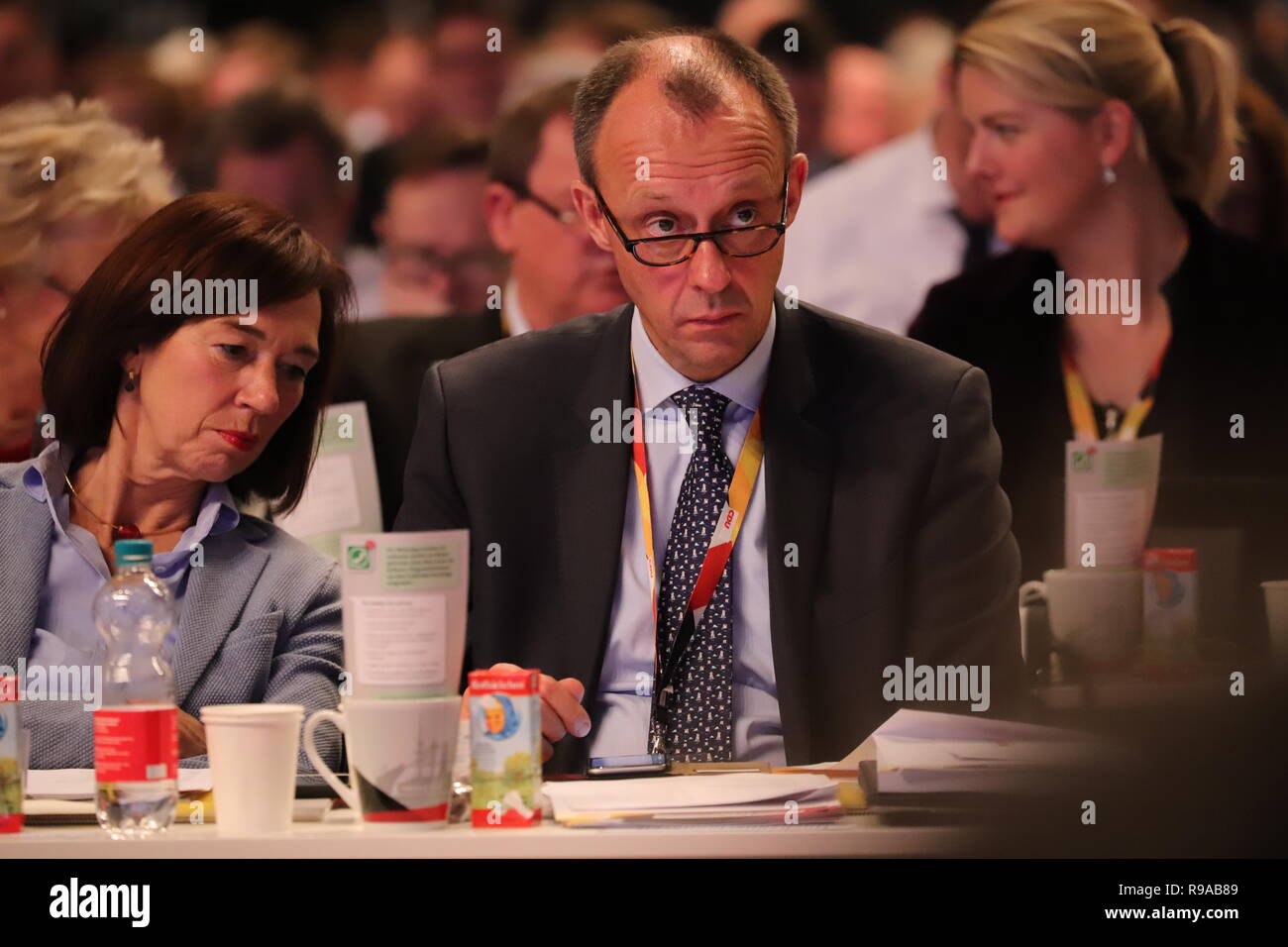 31. CDU-Bundesparteitag in Hamburg: Friedrich Merz Kandidat für den CDU-Parteivorsitz. Dritter Anlauf Stock Photo
