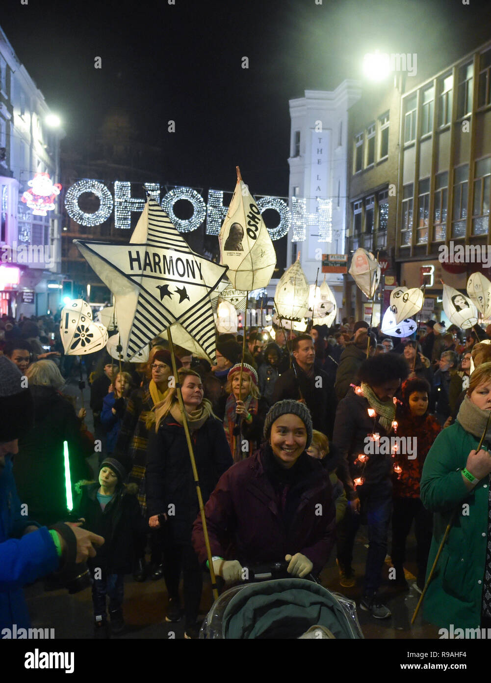 Burning the clocks brighton bonfire hires stock photography and images