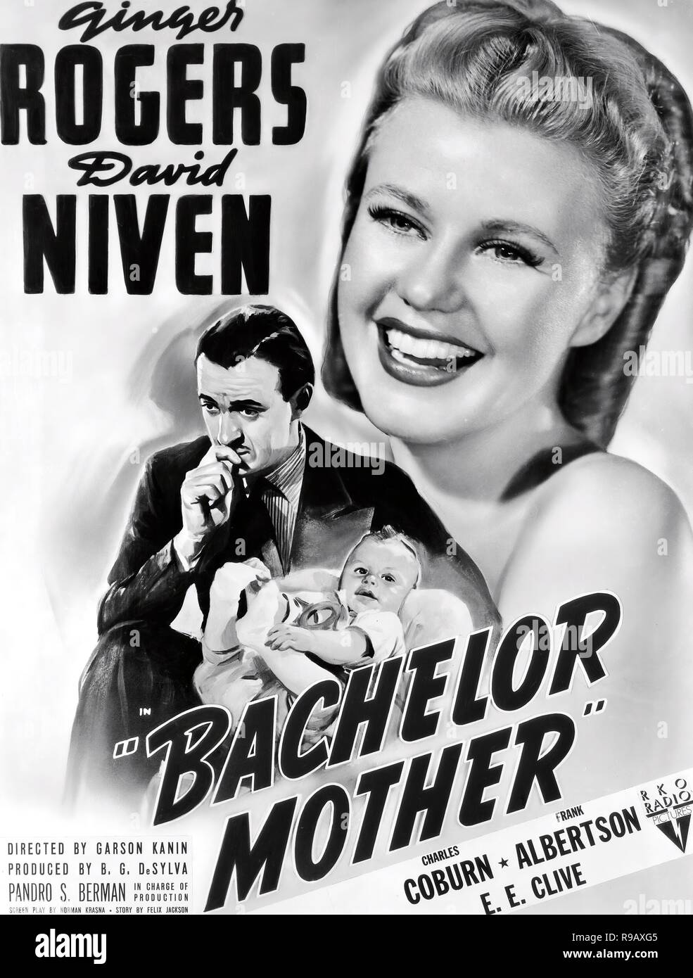 Original film title: BACHELOR MOTHER. English title: BACHELOR MOTHER. Year: 1939. Director: GARSON KANIN. Credit: RKO / Album Stock Photo