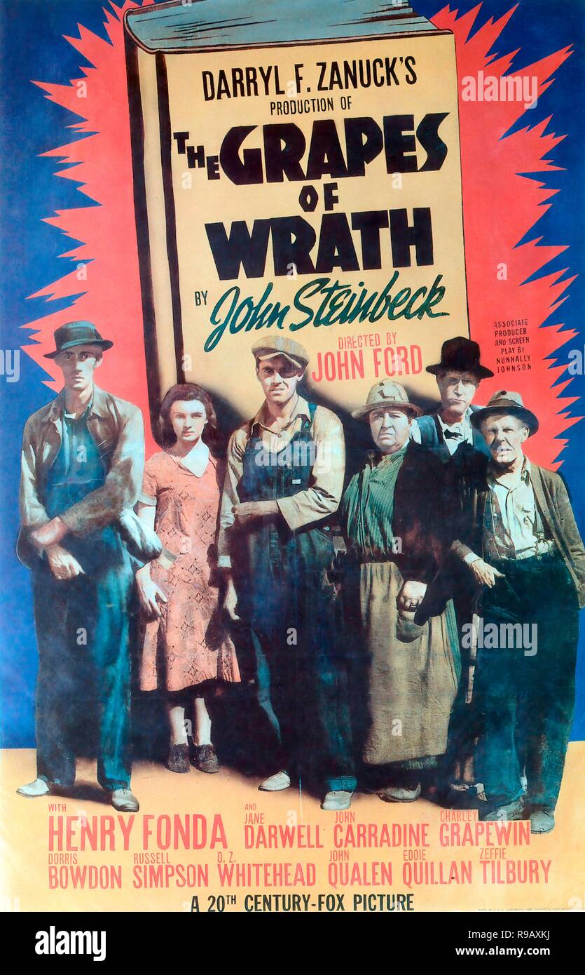 Original film title THE GRAPES OF WRATH. English title THE GRAPES OF
