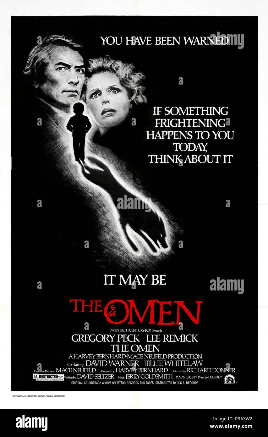 Original film title: THE OMEN. English title: THE OMEN. Year: 1976. Director: RICHARD DONNER. Stars: GREGORY PECK. Credit: 20TH CENTURY FOX / Album Stock Photo