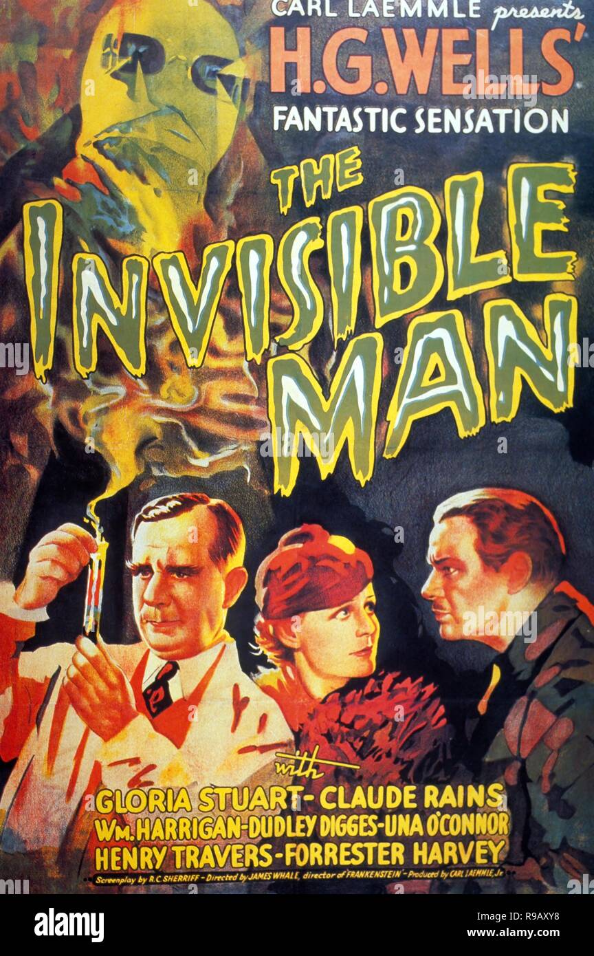 Original film title: THE INVISIBLE MAN. English title: THE INVISIBLE MAN. Year: 1933. Director: JAMES WHALE. Credit: UNIVERSAL PICTURES / Album Stock Photo