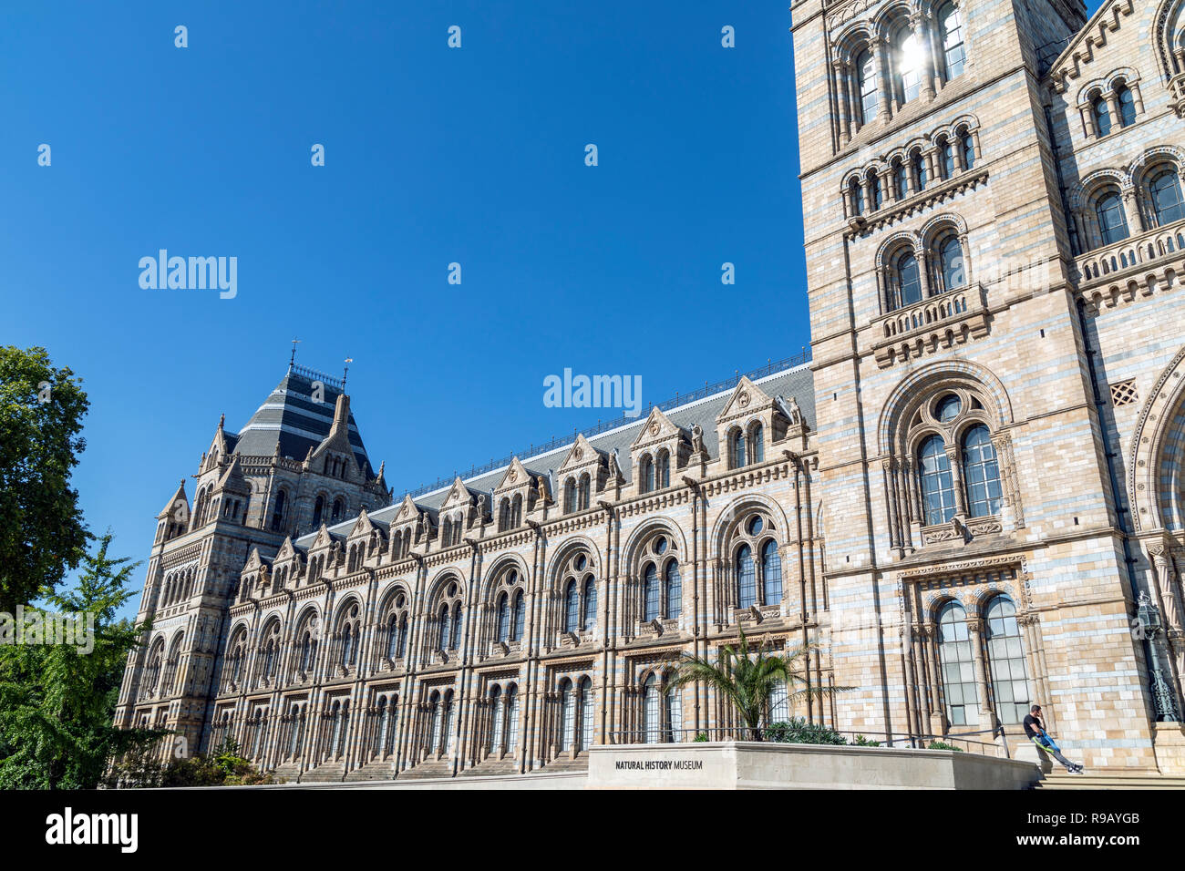 National History Museum in London Stock Photo