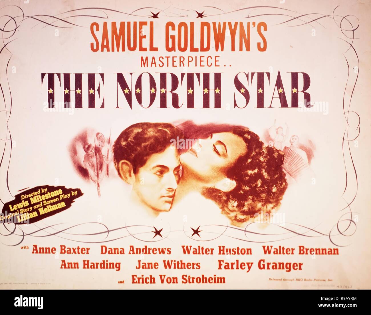 Original film title: THE NORTH STAR. English title: THE NORTH STAR. Year: 1943. Director: LEWIS MILESTONE. Credit: SAMUEL GOLDWYN COMPANY / Album Stock Photo