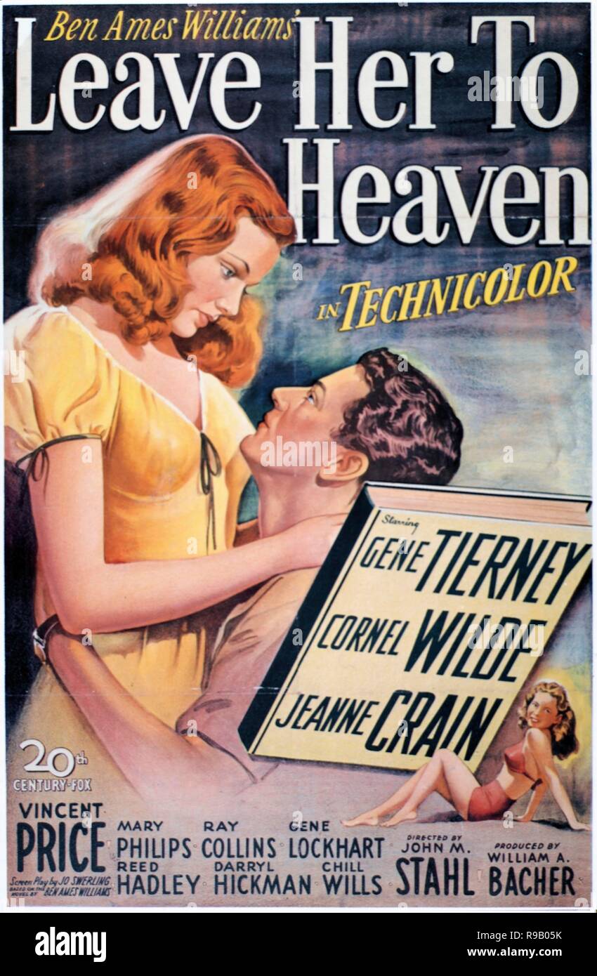 Original film title LEAVE HER TO HEAVEN. English title LEAVE HER TO HEAVEN. Year 1945