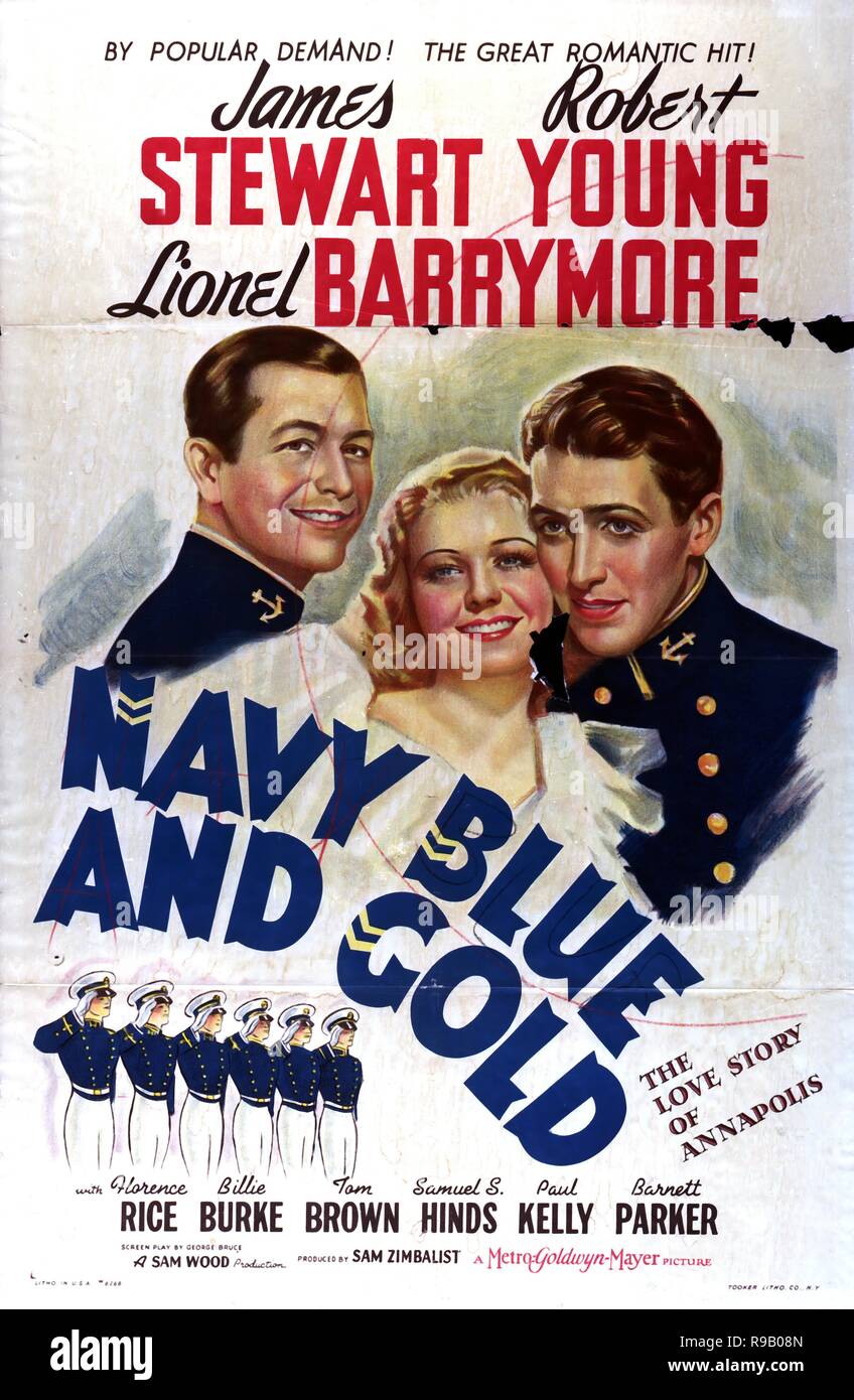 Original film title: NAVY BLUE AND GOLD. English title: NAVY BLUE AND ...