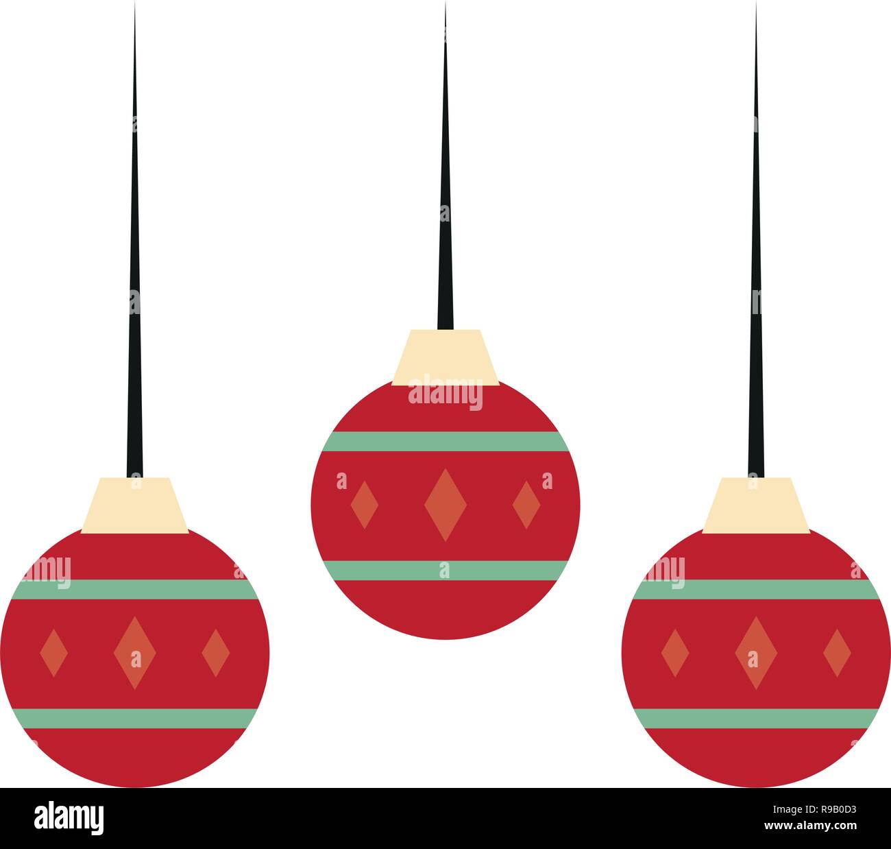 Christmas balls isolated Stock Vector Image & Art - Alamy