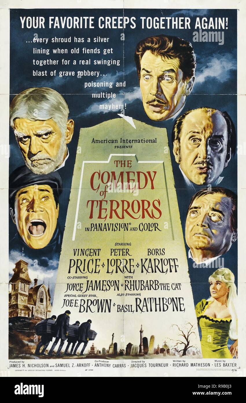 Original film title: THE COMEDY OF TERRORS. English title: THE ...