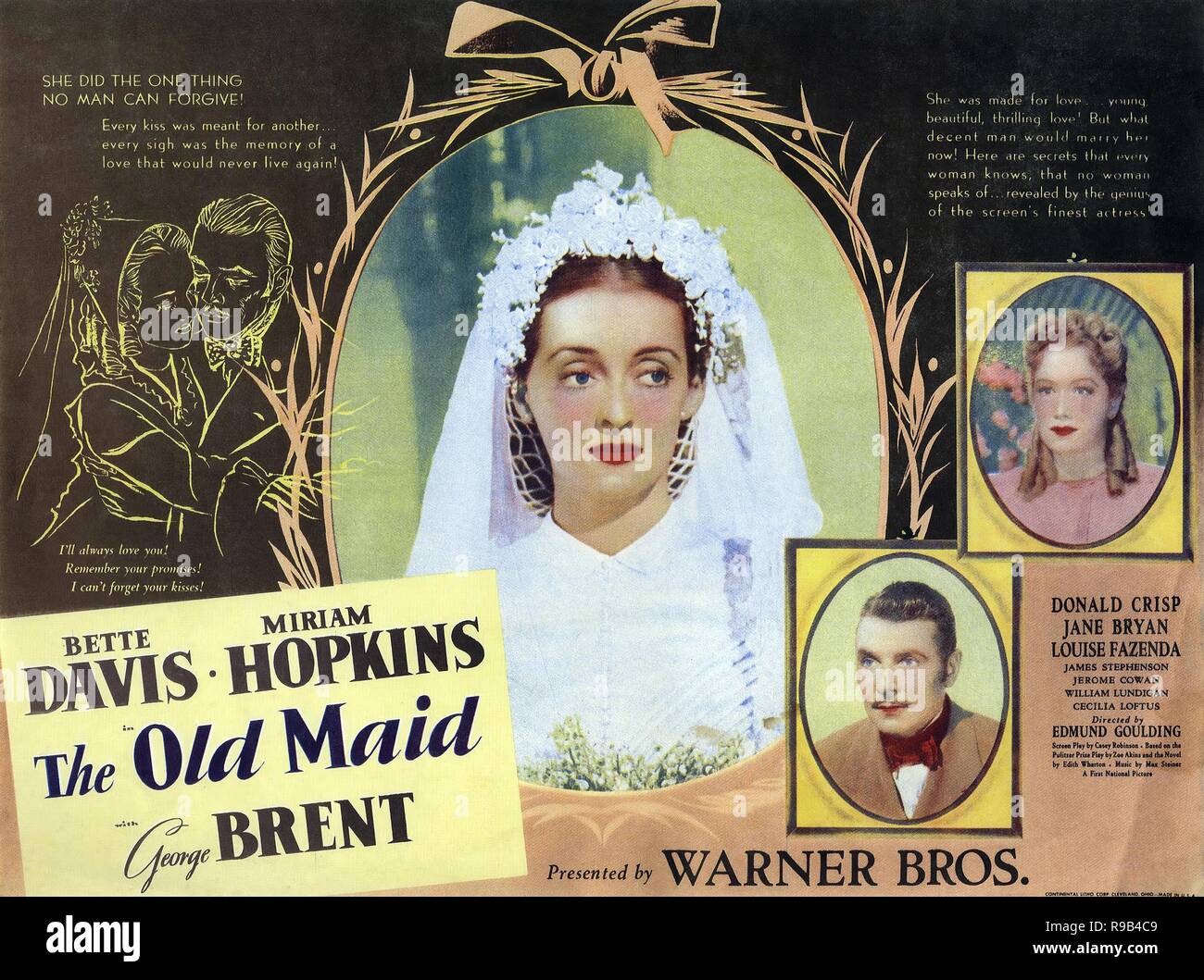Original film title: THE OLD MAID. English title: THE OLD MAID. Year: 1939. Director: EDMUND GOULDING. Credit: WARNER BROTHERS / Album Stock Photo