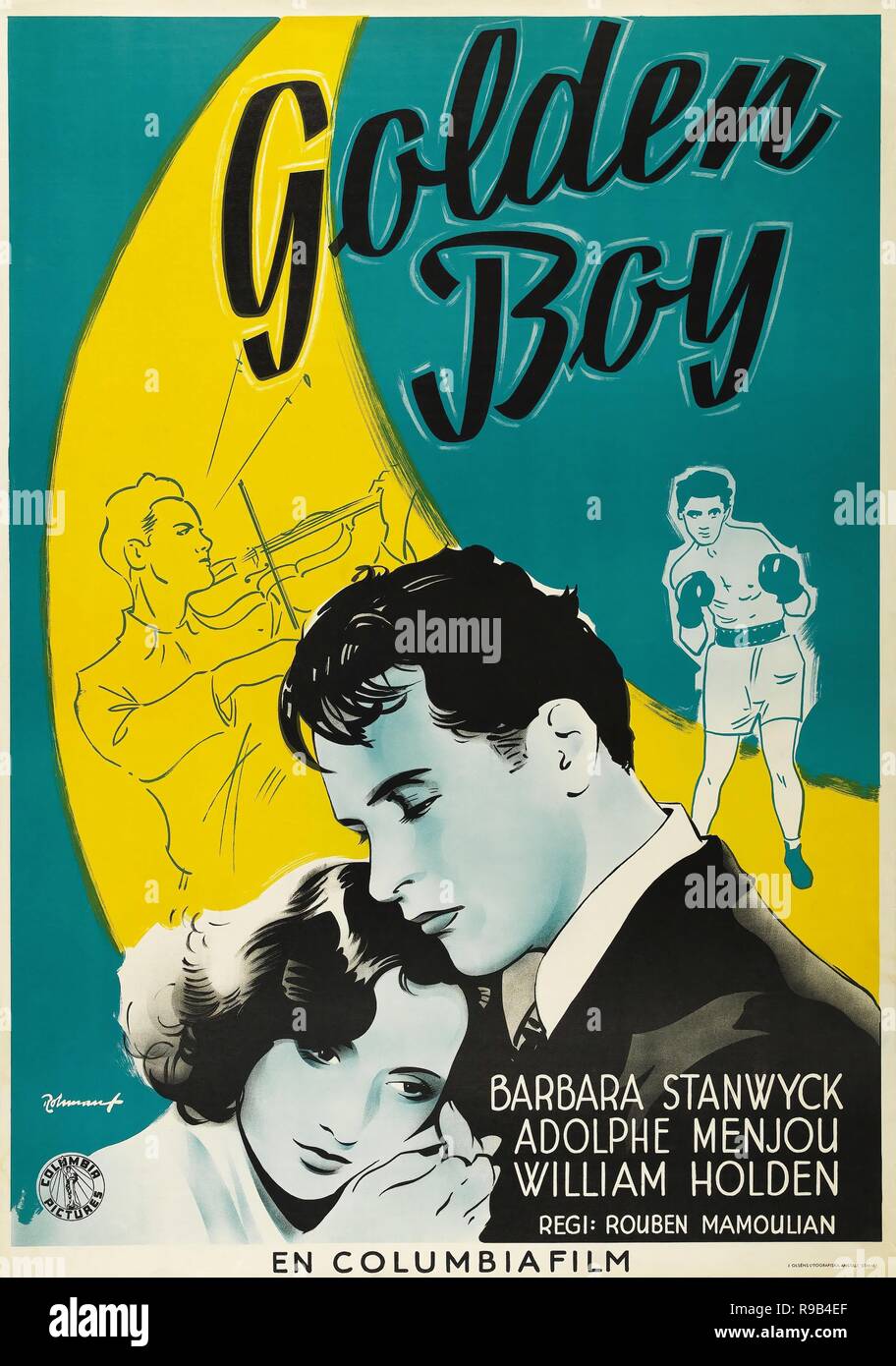 Original film title: GOLDEN BOY. English title: GOLDEN BOY. Year: 1939. Director: ROUBEN MAMOULIAN. Credit: COLUMBIA PICTURES / Album Stock Photo