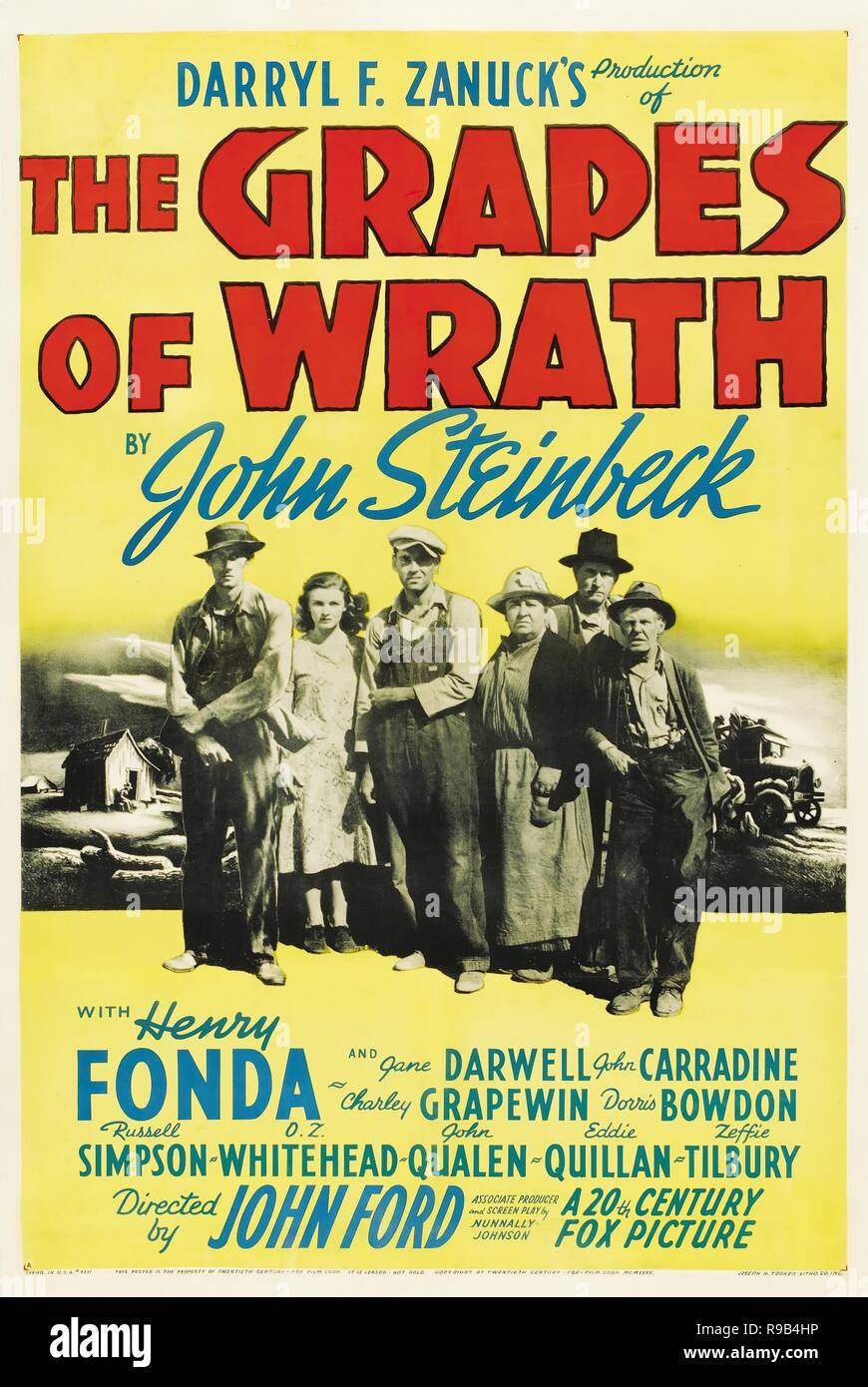 Original film title THE GRAPES OF WRATH. English title THE GRAPES OF