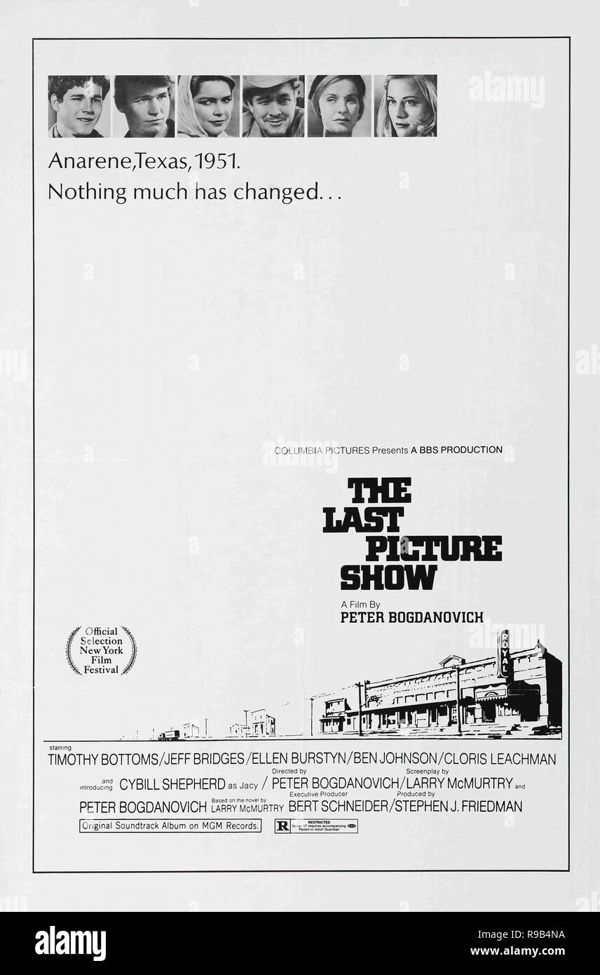 Original film title: THE LAST PICTURE SHOW. English title: THE LAST PICTURE SHOW. Year: 1971. Director: PETER BOGDANOVICH. Credit: COLUMBIA PICTURES / Album Stock Photo