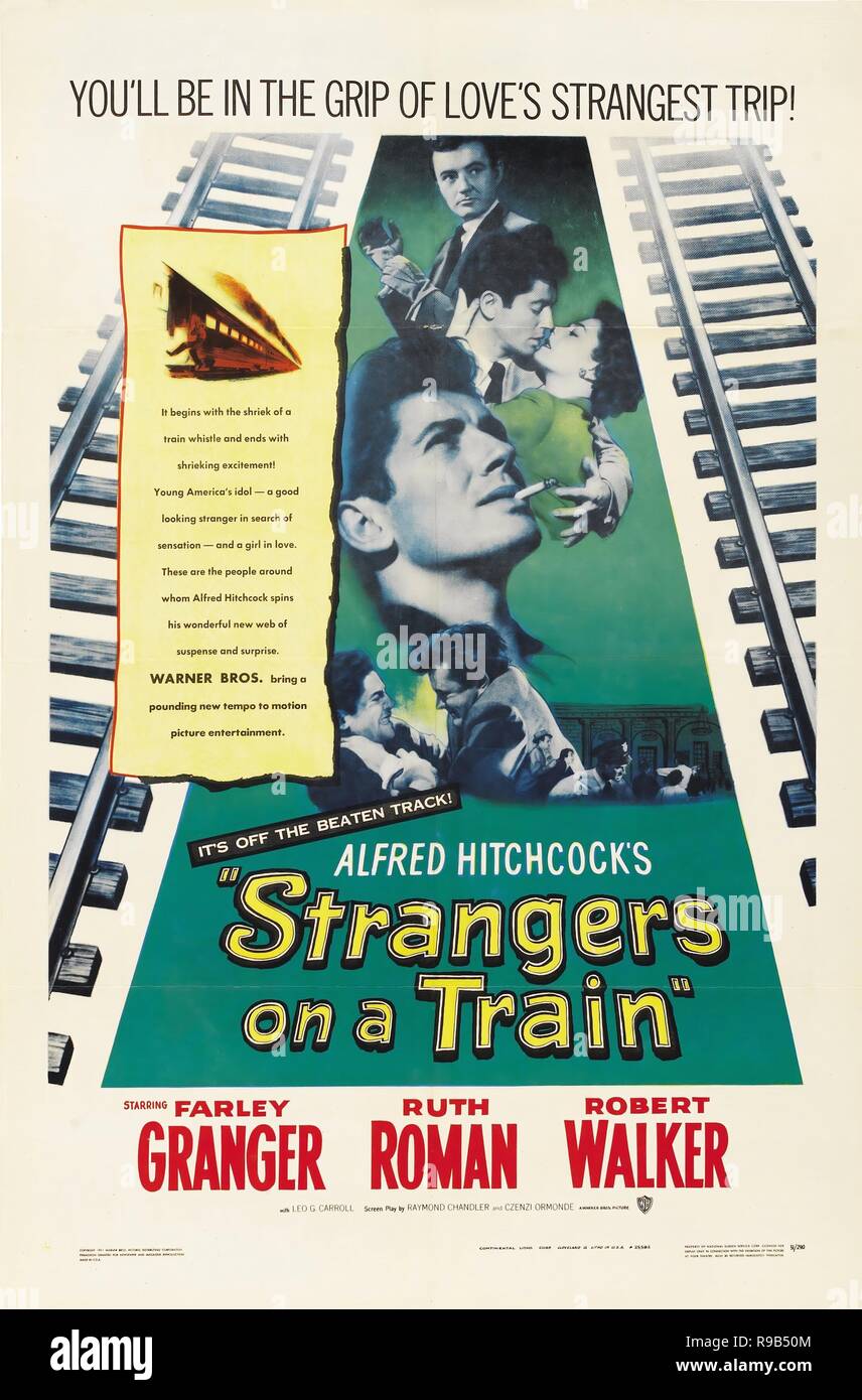Strangers On A Train Film Poster Hi res Stock Photography And Images strangers-on-a-train-film-poster-hi-res-stock-photography-and-images
