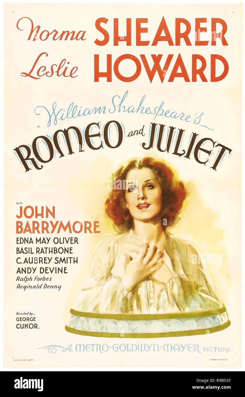 Film poster film title romeo juliet hires stock photography and images