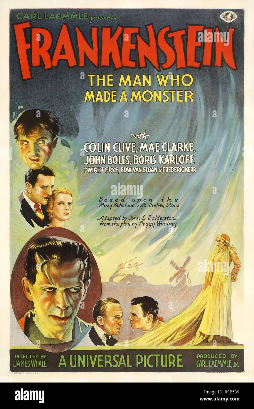 Frankenstein 1931 Director : James Whale Boris Karloff (1887-1969