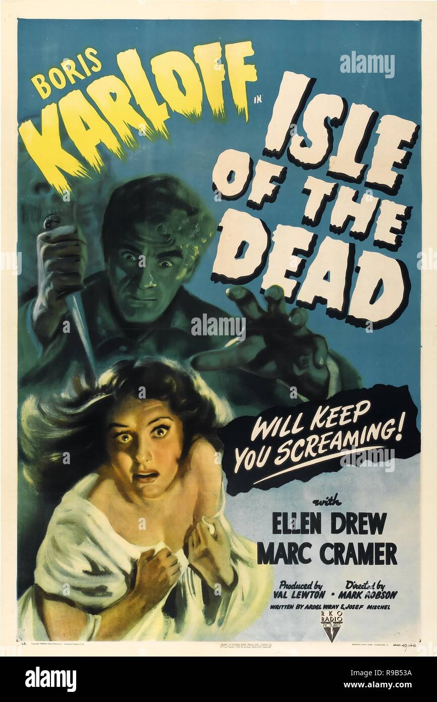 Original film title: ISLE OF THE DEAD. English title: ISLE OF THE DEAD. Year: 1945. Director: MARK ROBSON. Credit: RKO RADIO PICTURES / Album Stock Photo