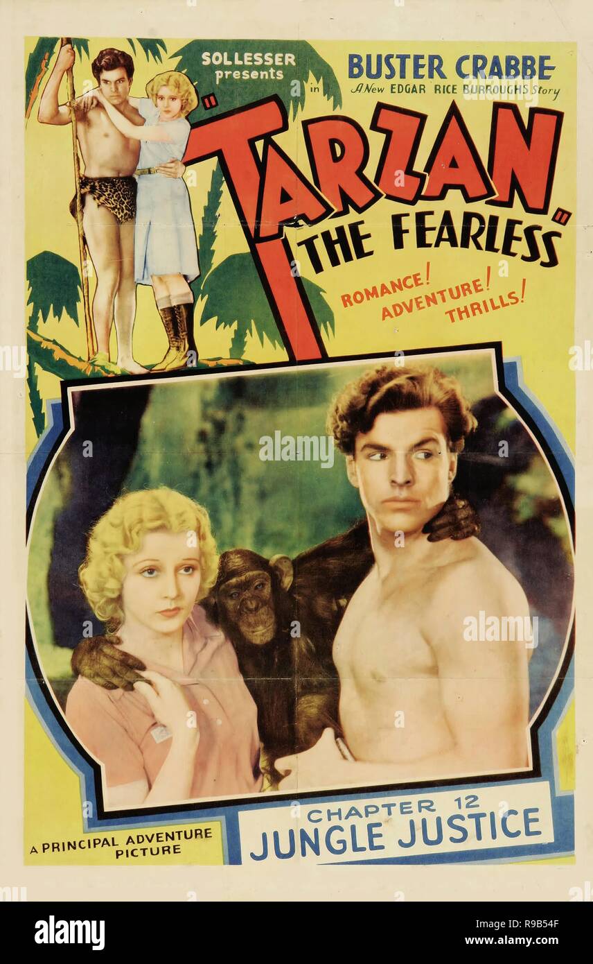 Original film title: TARZAN THE FEARLESS. English title: TARZAN THE FEARLESS. Year: 1933. Director: ROBERT F. HILL. Credit: SOL LESSER PRODUCTIONS / Album Stock Photo