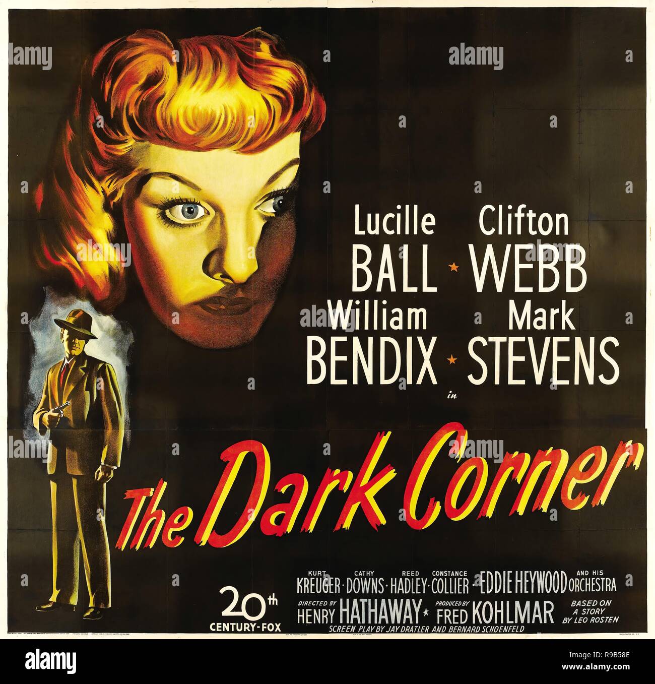 Original film title THE DARK CORNER. English title THE DARK CORNER