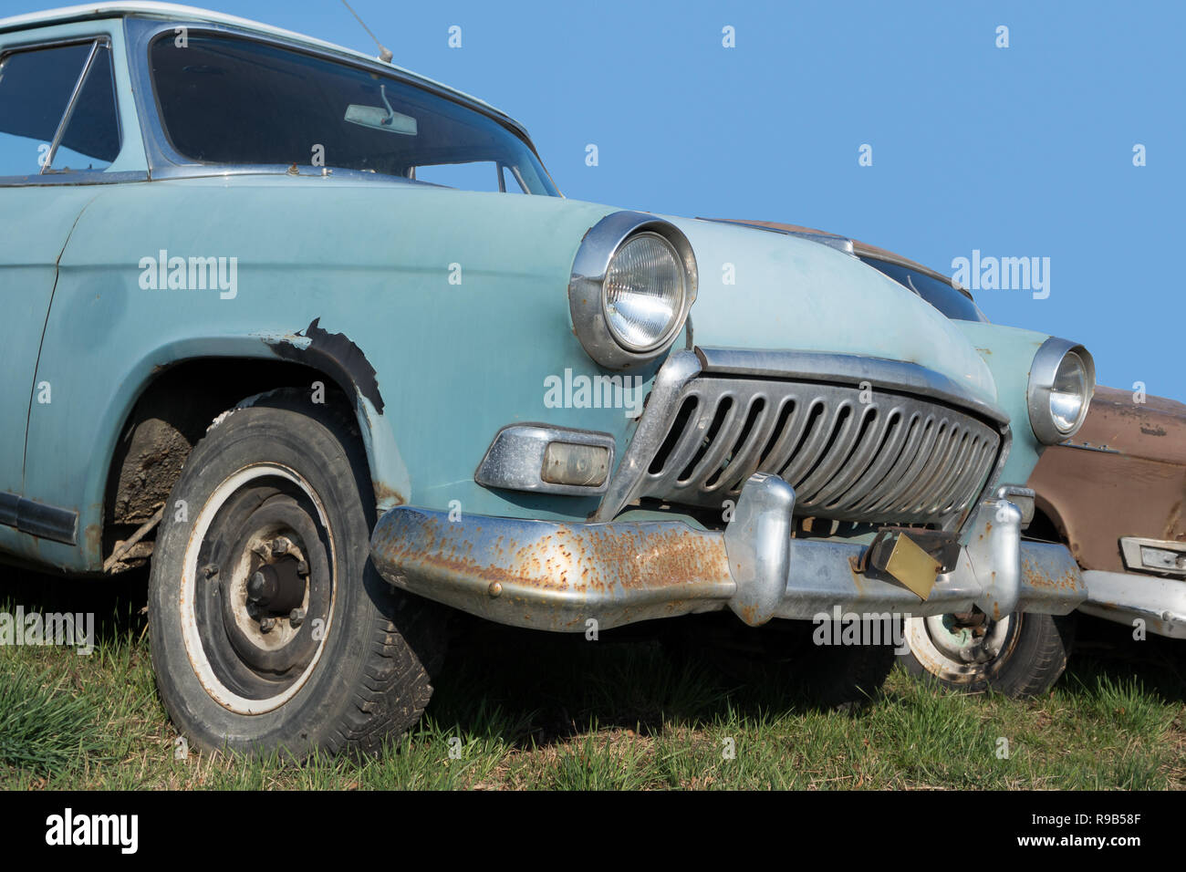 Russian vintage car Stock Photo - Alamy
