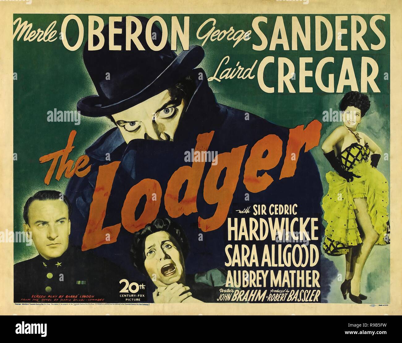 Original film title: THE LODGER. English title: THE LODGER. Year: 1944. Director: JOHN BRAHM. Credit: 20TH CENTURY FOX / Album Stock Photo